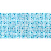 Панели ПВХ&nbsp;&nbsp;Мозаика "Голубой микс" 960*480*0,3 мм ДЕКОКАМ