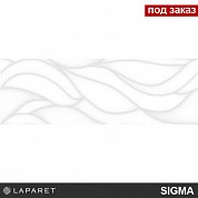 Плитка настенная Sigma белый рельеф 20*60